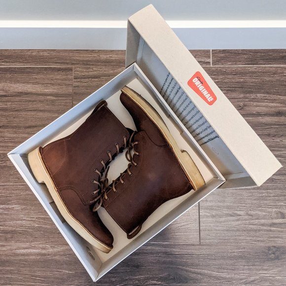 Clarks Desert Mali Brown Boots Womens Sz 6.5 EU 38 - Picture 9 of 12